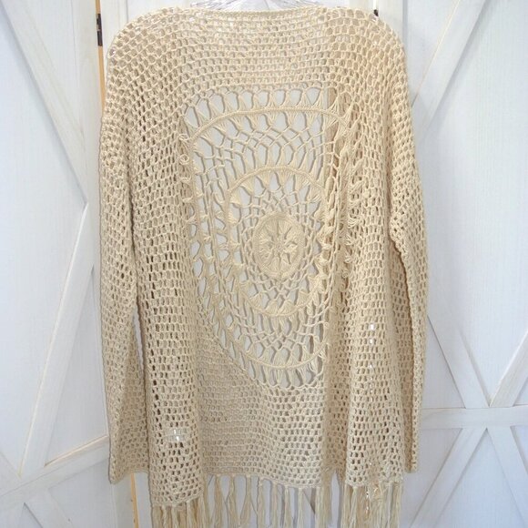 Venus Crochet Swim Cover-Up Cardigan - Picture 2 of 4